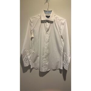 Indochino Men’s White Dress Shirt Custom Fit - 15.5/30